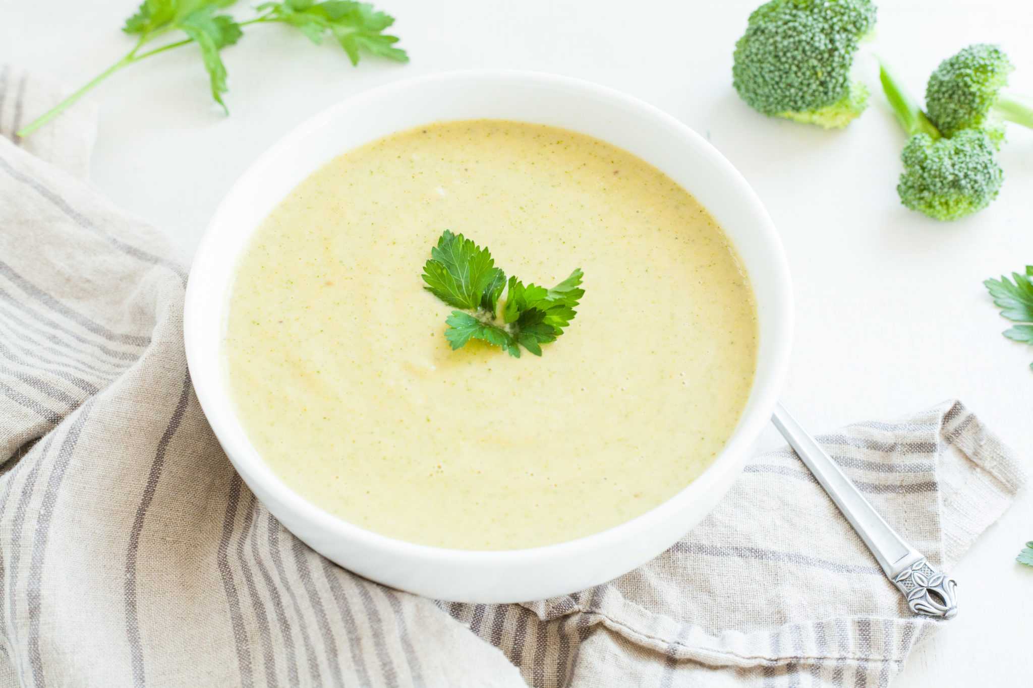 Рецепт сырного крем супа без картофеля