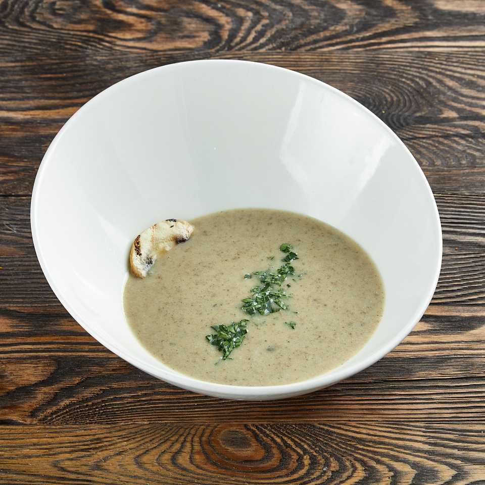 Суп пюре из грибов со сливками и картофелем рецепт с фото пошагово
