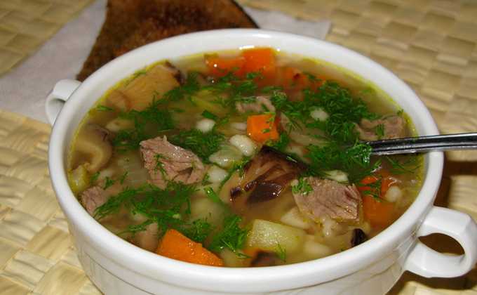 Готовим картофельный суп с мясом