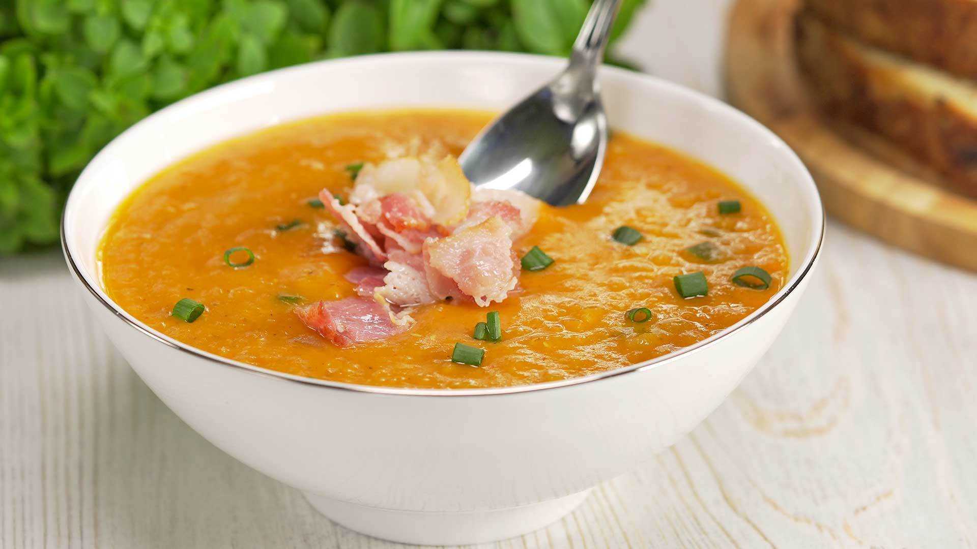 Бесподобный суп-пюре из тыквы с булгуром и фрикадельками ⋆ женские советы