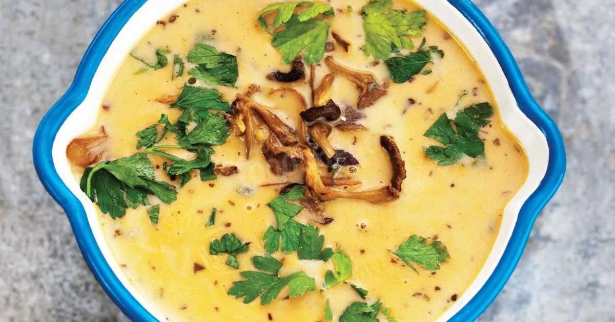 Суп-пюре из лесных грибов пошаговый рецепт быстро и просто