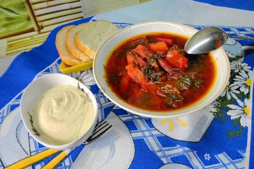 Борщ с щавелем – рецепт приготовления летнего зеленого супа
