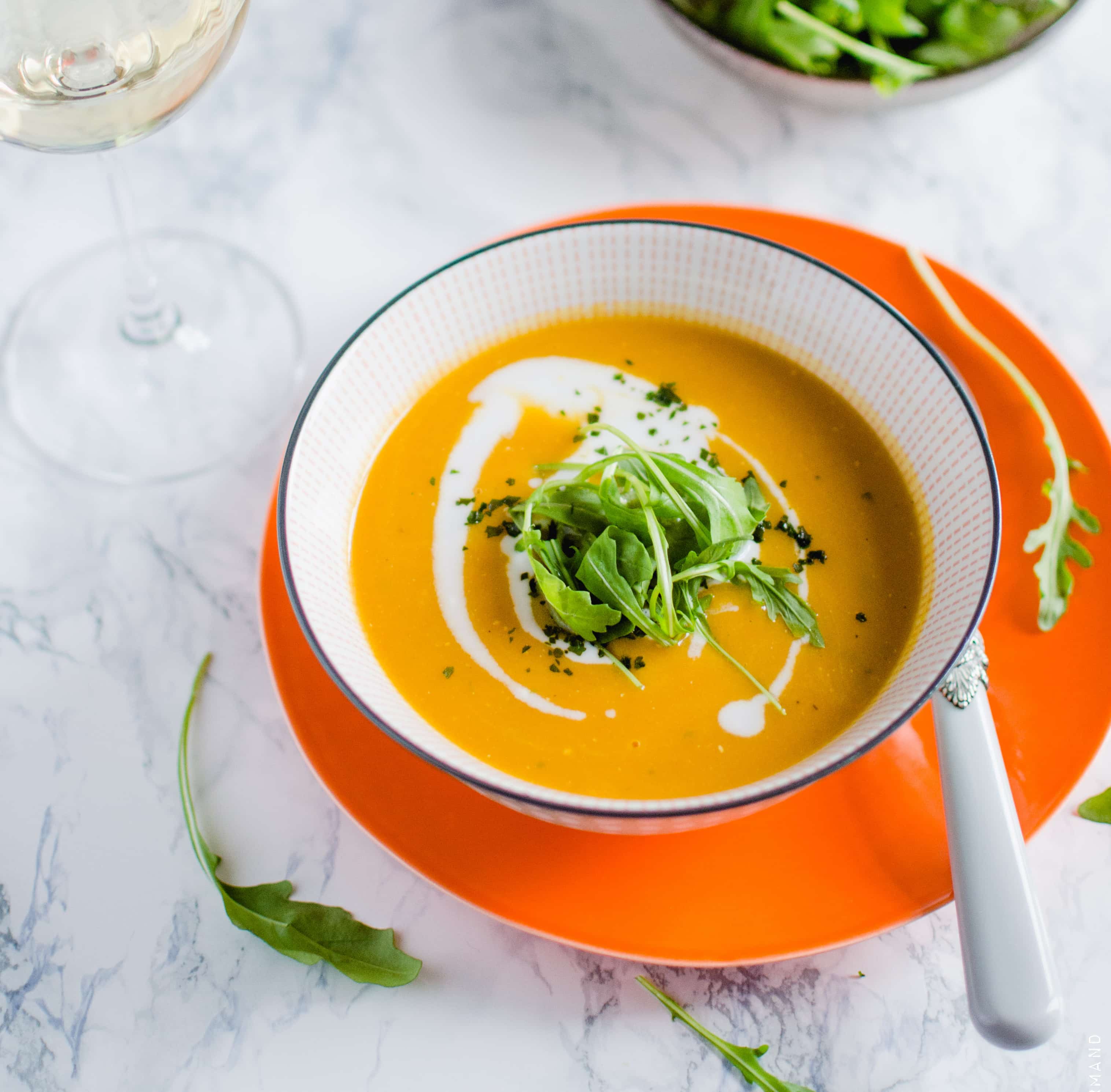 Морковный крем суп едим дома