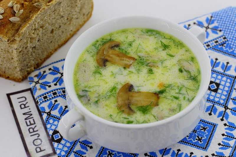 Грибной суп с сыром - 36 домашних вкусных рецептов приготовления
