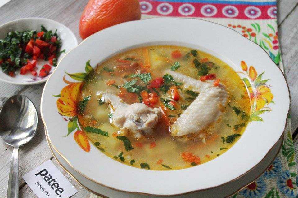 Куриный суп из крылышек - просто и вкусно