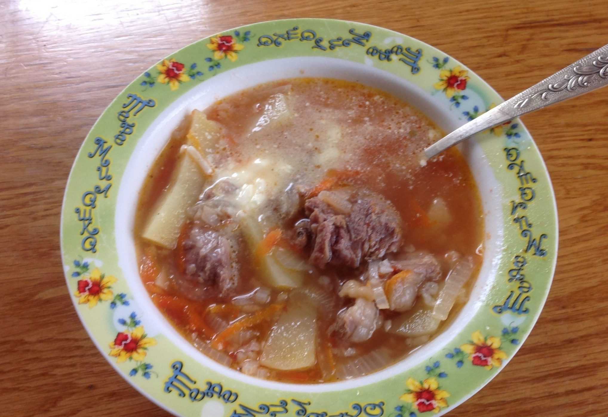 Суп из рульки свиной с картошкой рецепт с фото пошагово