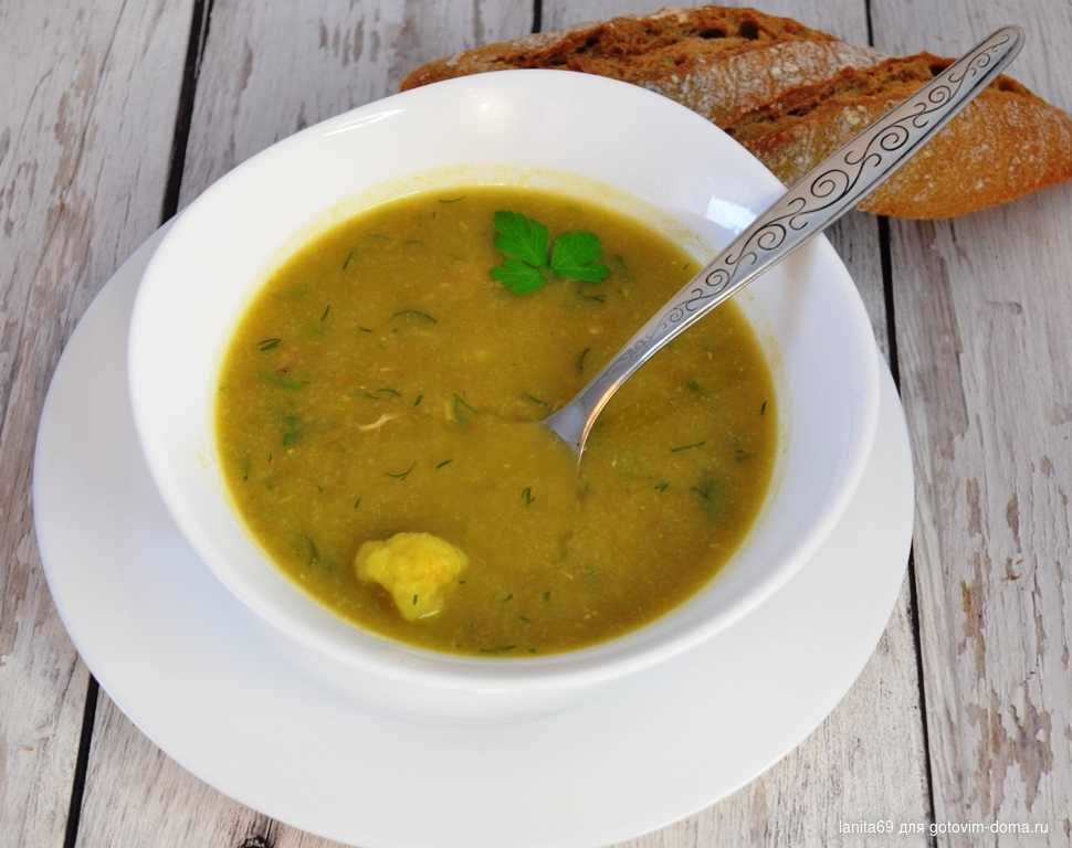 Суп из зеленой чечевицы фото рецепт пошагово с фото