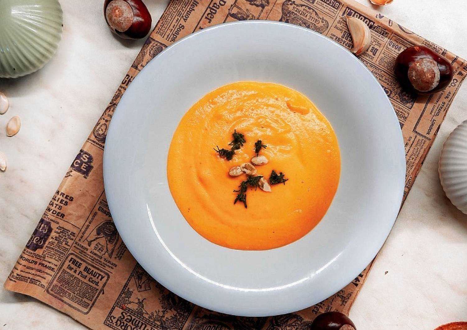Крем-суп из тыквы со сливками рецепт с фото пошагово и видео - 1000.menu