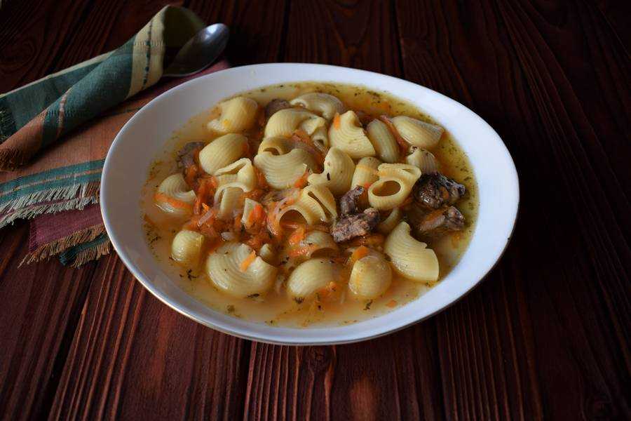 Рецепт супа с макаронами и картошкой томатной пастой