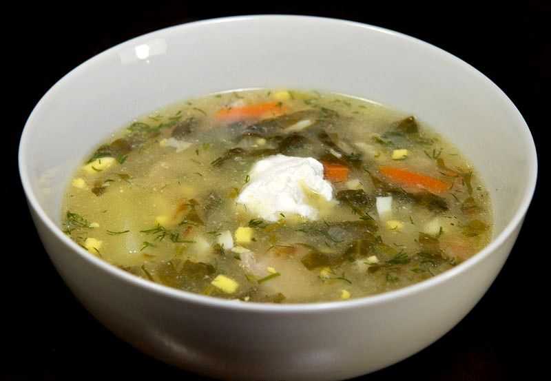 Щавелевый суп с яйцом - классические пошаговые рецепты супа из щавеля