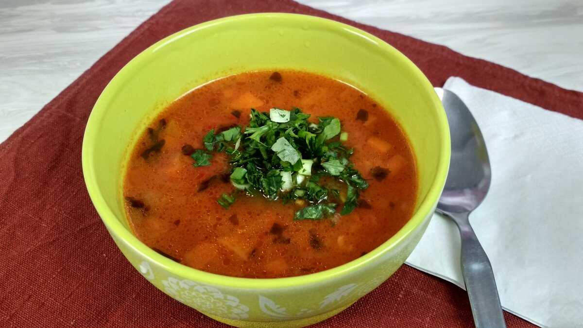 Чечевичный постный суп в мультиварке: рецепт с фото