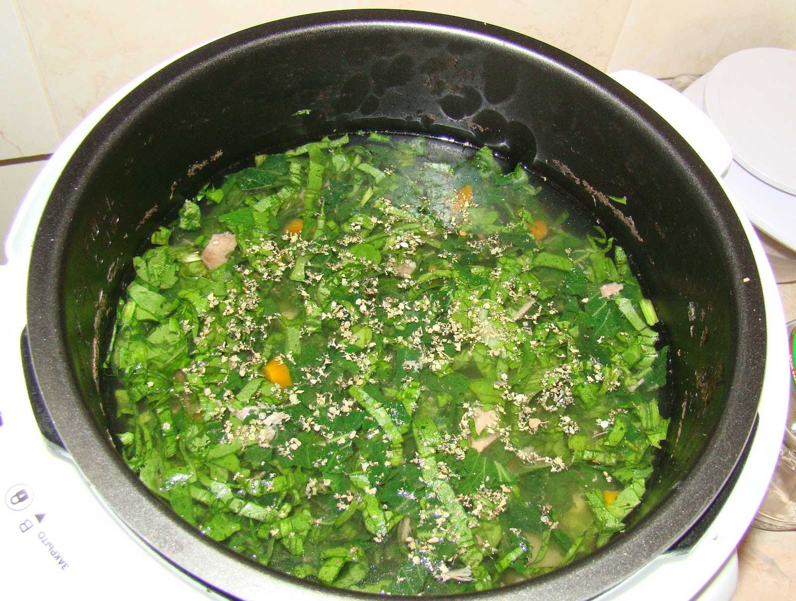 Суп из крапивы с мясом рецепт с фото