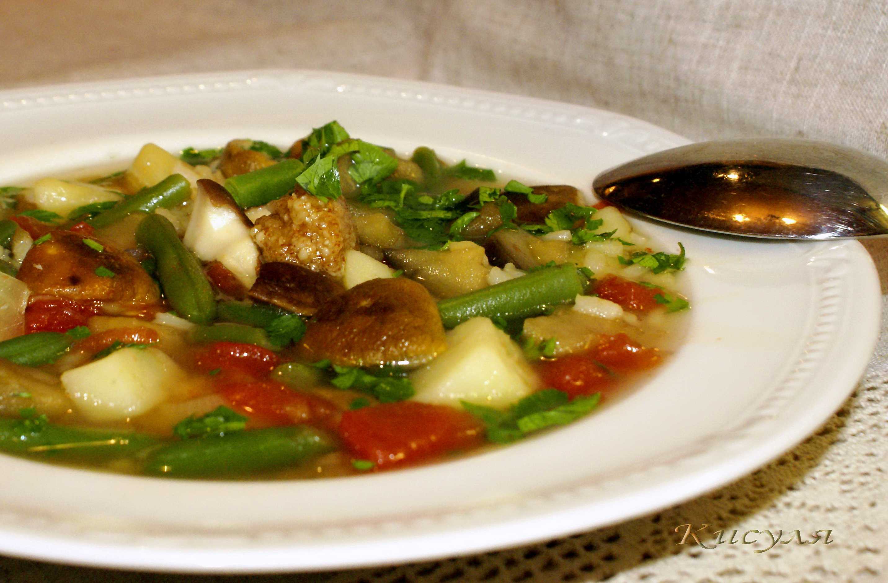 Постный суп с красной фасолью и грибами: сытный, густой и ароматный ⋆ женские советы