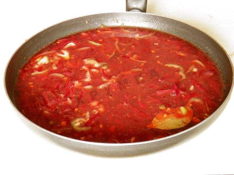 Горячий свекольник с мясом - кушаем вкусно