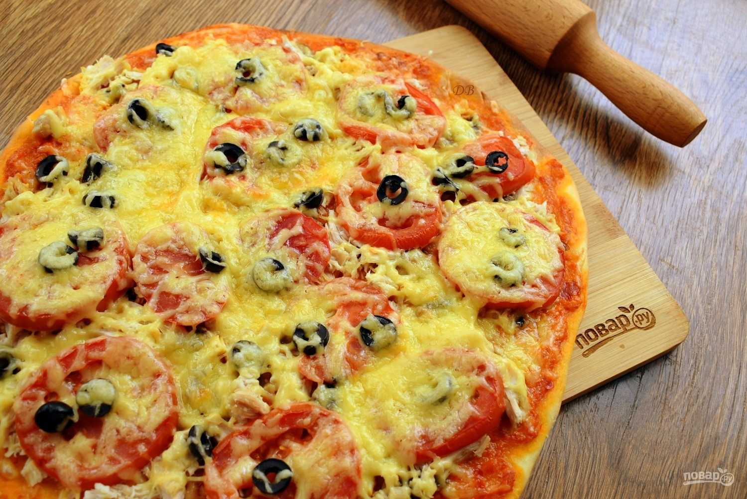 рецепты для пиццы в домашних условиях в духовке пошаговый начинка фото 101