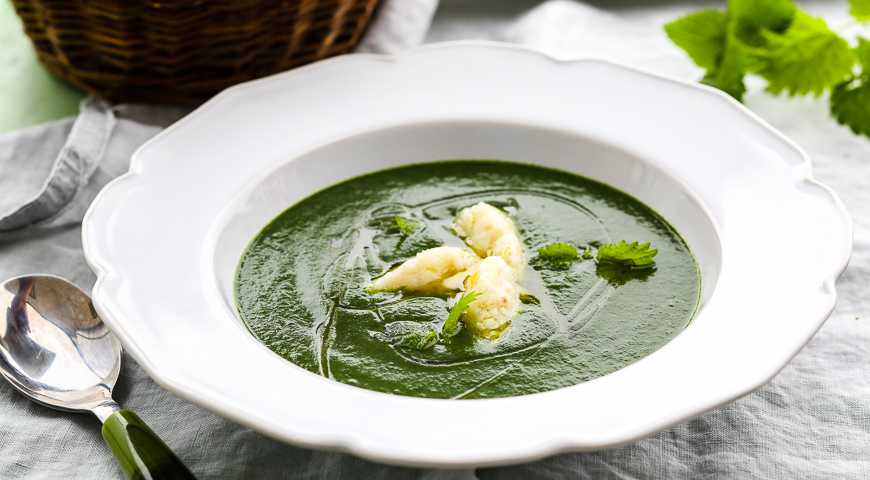 Суп из крапивы - 5 рецептов приготовления вкусного блюда по шагам