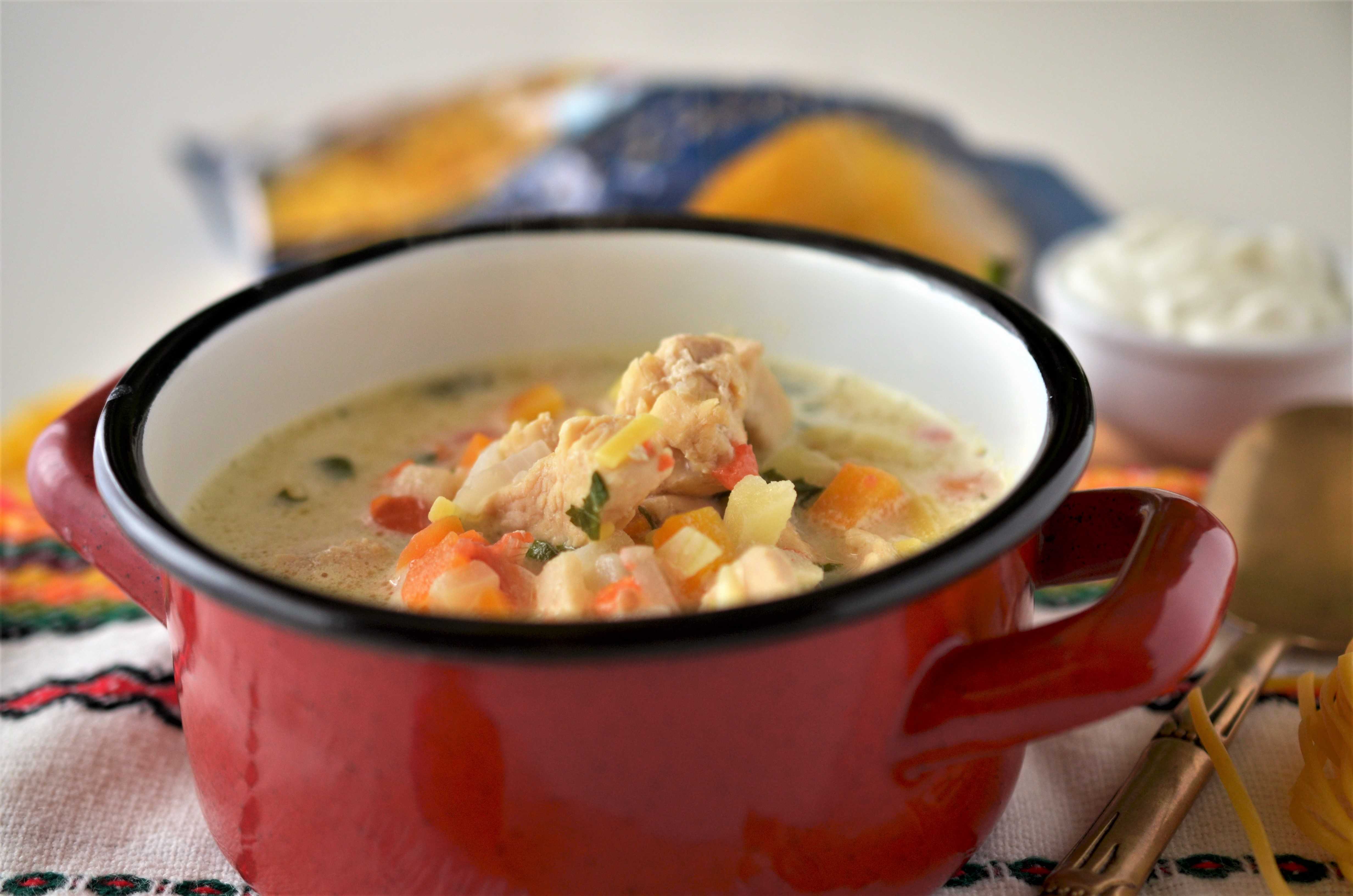 Овощной суп на курином бульоне - для любителей простой и быстрой еды: рецепт с фото и видео