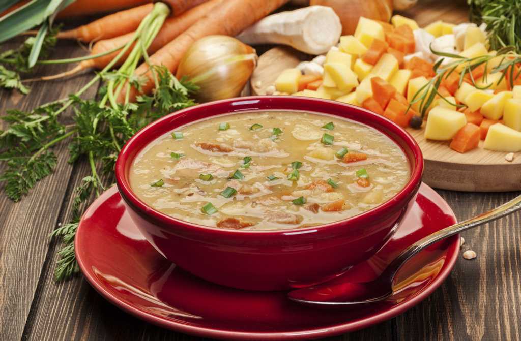 Гороховый суп с мясом и картошкой классический рецепт с фото