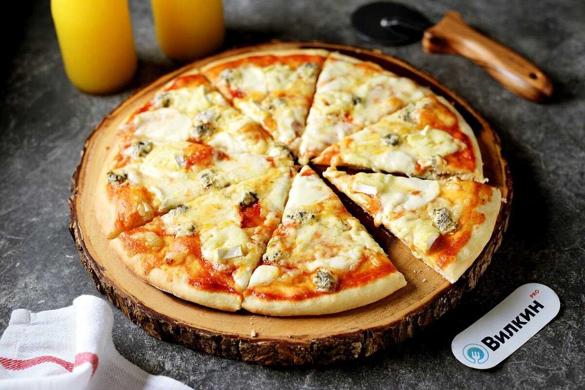 пицца в духовке четыре сыра рецепт домашних фото 2