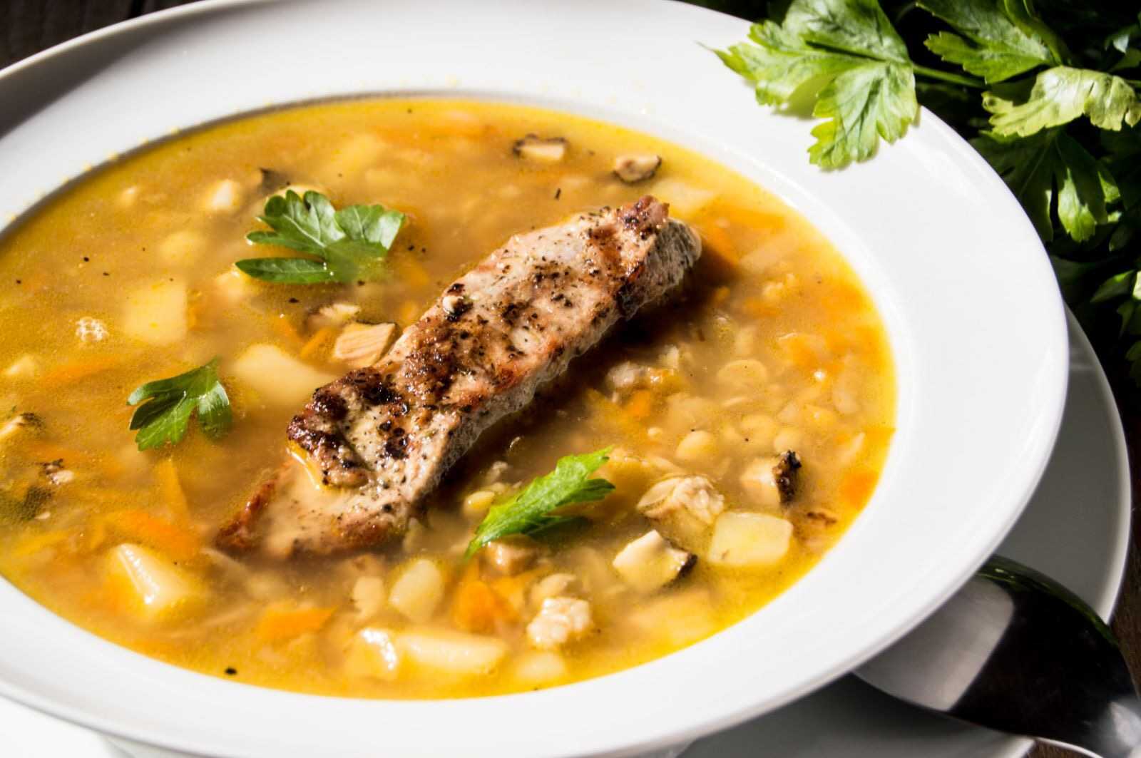 Вкусный гороховый суп с копченостями рецепт с фото