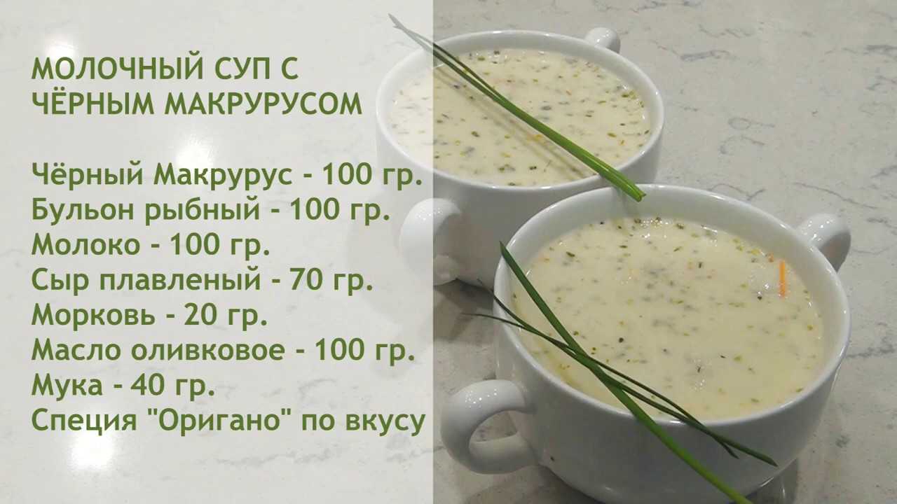 Химический состав супа молочного с рисом