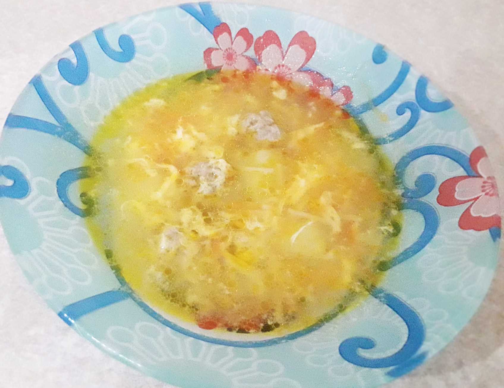 Молочный суп с фрикадельками