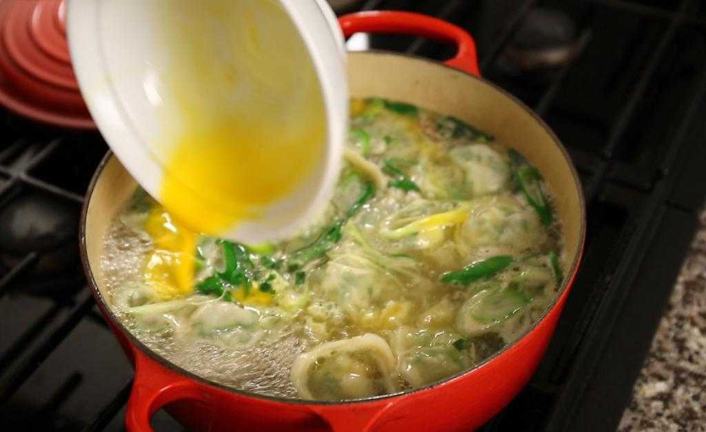 Суп с картофельными клецками