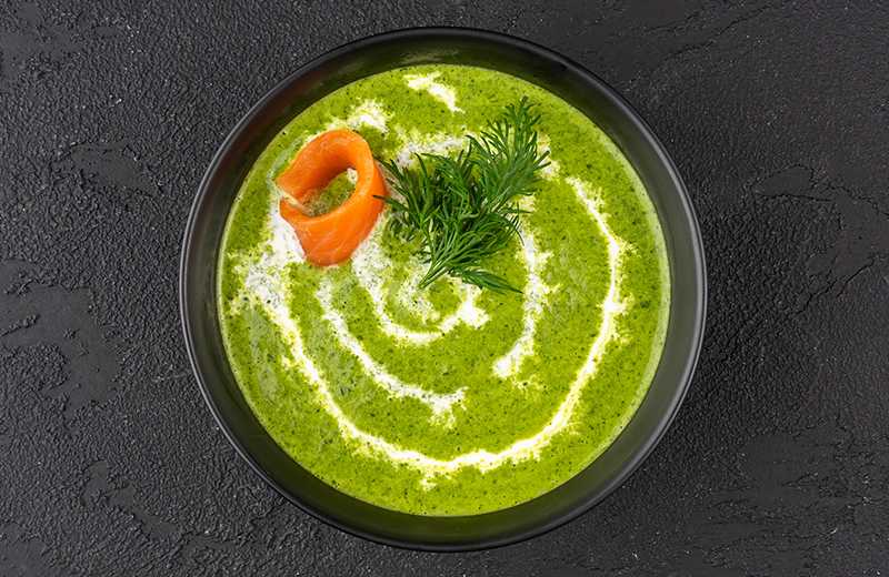 Как приготовить суп пюре из шпината с овощами