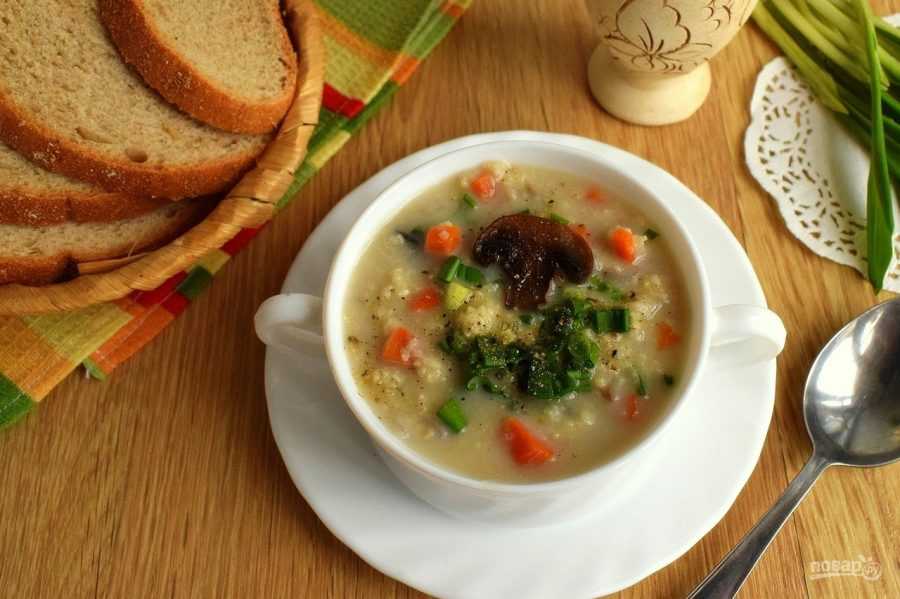 Грибной суп - 14 самых вкусных рецептов приготовления