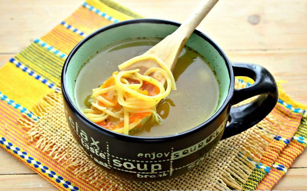 Куриный суп с яичной лапшой — пошаговый рецепт с фото