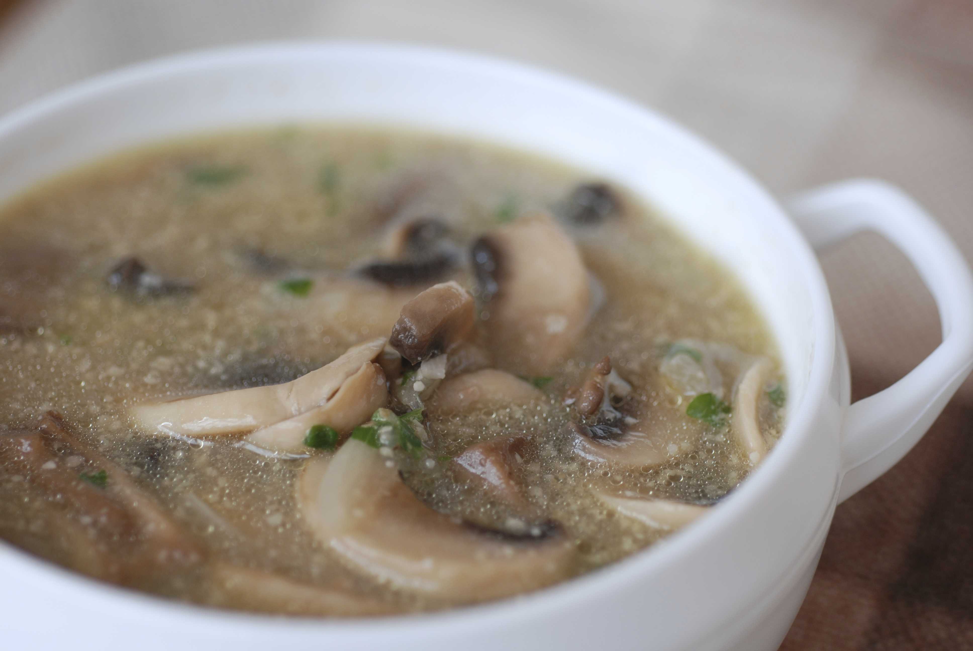 Суп из сушеных грибов: классический рецепт приготовления