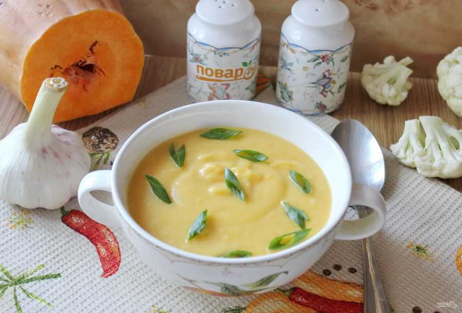 Суп пюре из цветной капусты быстро и вкусно рецепт с фото пошагово - 1000.menu