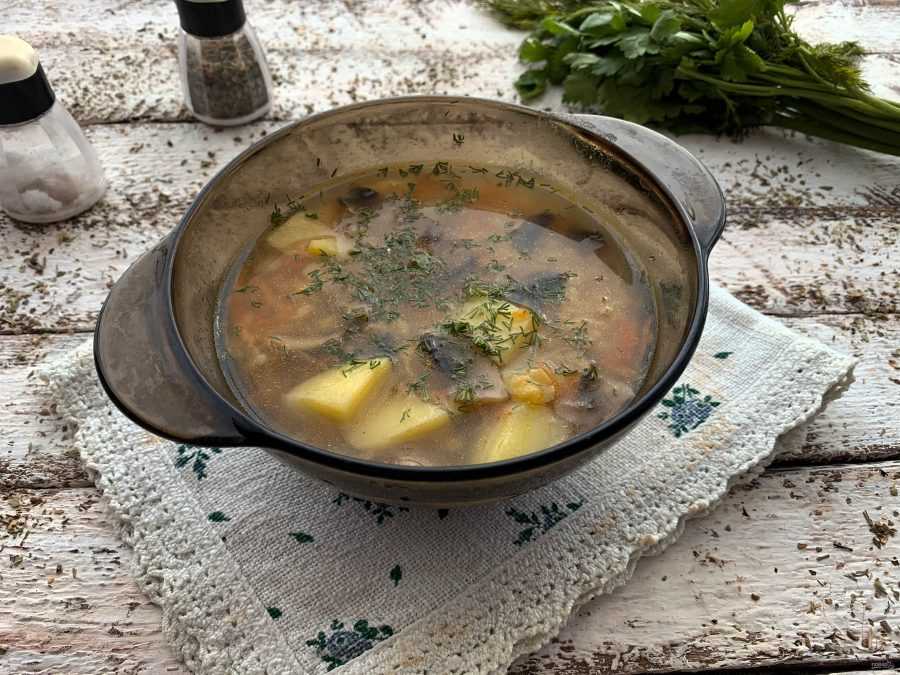 Рецепт постного горохового супа - пошаговый фоторецепт