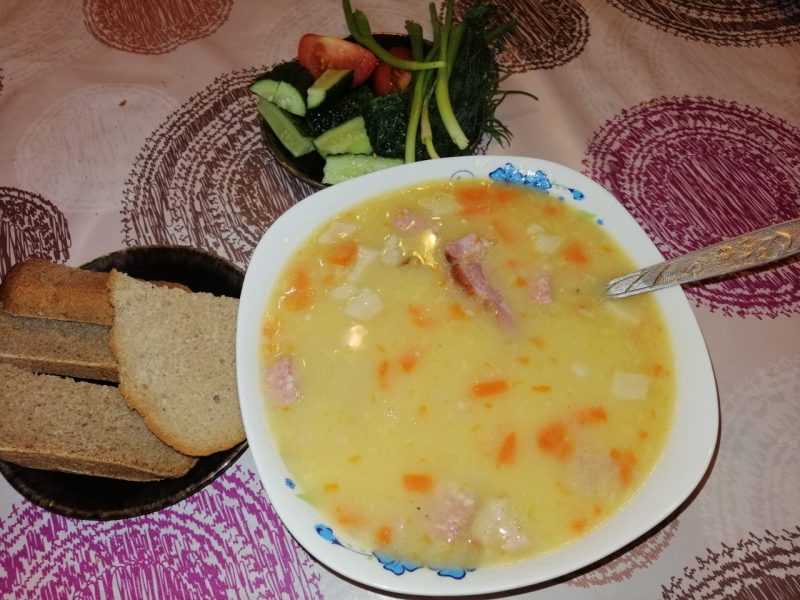 Суп с колбасой и вермишелью - 9 пошаговых фото в рецепте