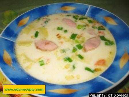 Сырный суп с колбасой - для любителей вкусно покушать: рецепт с фото и видео