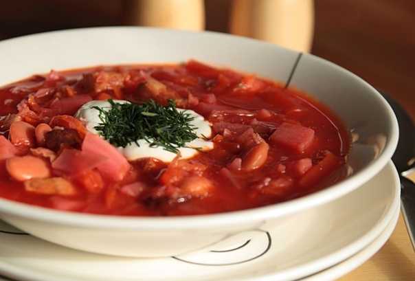 Борщ с килькой в томате и фасолью рецепт с фото пошагово - 1000.menu