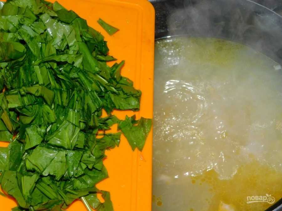 Суп из щавеля с мясом и яйцом рецепт с фото пошагово