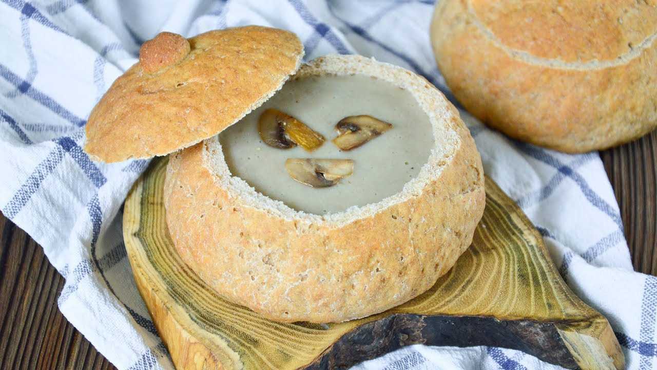 Суп в хлебе Чехия