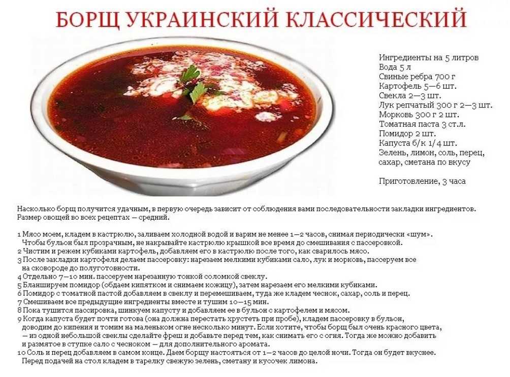 Борщ «криворожский» холодный. галушки и другие блюда украинской кухни