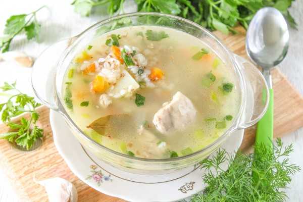 Суп с гречкой на курином бульоне - 9 пошаговых фото в рецепте