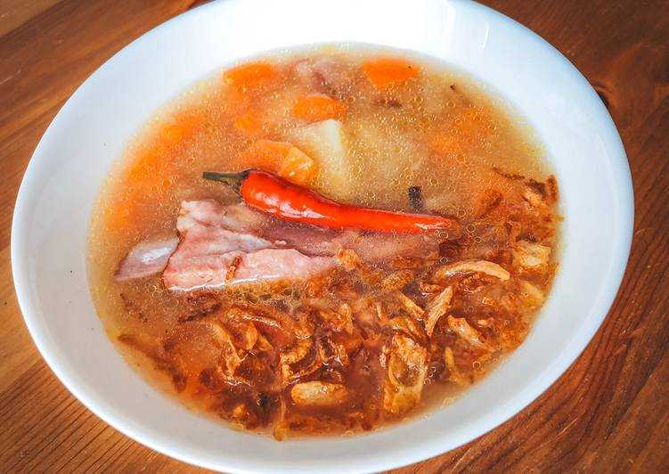 Гороховый суп с копчеными ребрышками рецепт с фото пошагово - 1000.menu