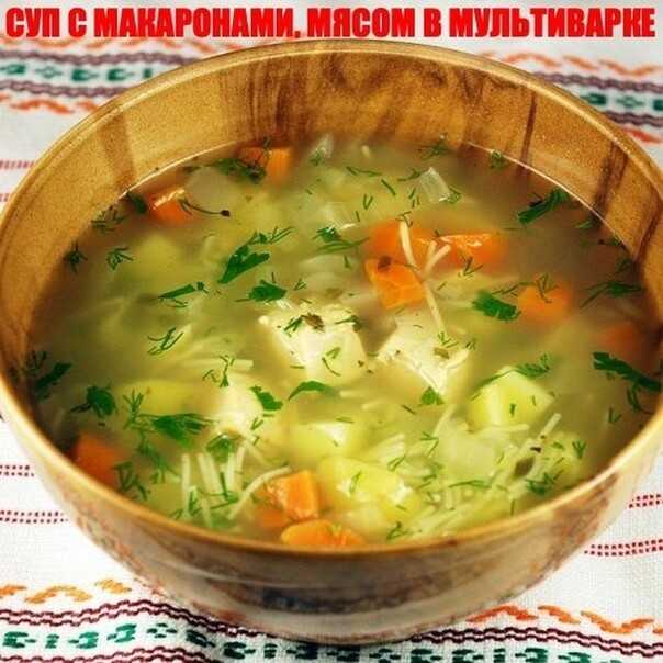 Куриный суп с макаронами и картошкой