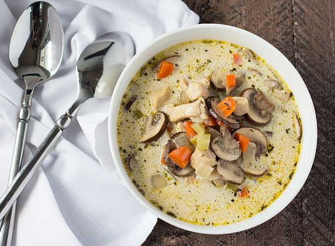 Куриный суп с шампиньонами — пошаговый рецепт с фото