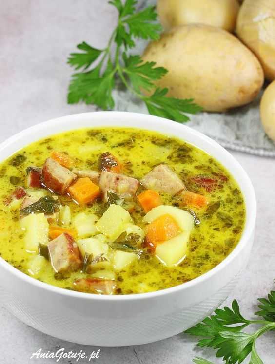 Как приготовить суп с картошкой и мясом