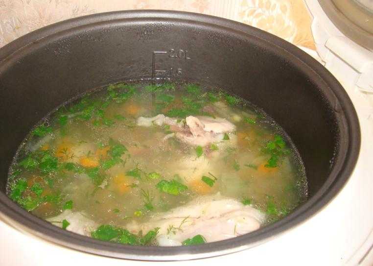 Пошаговый рецепт приготовления куриного супа с вермишелью в мультиварке