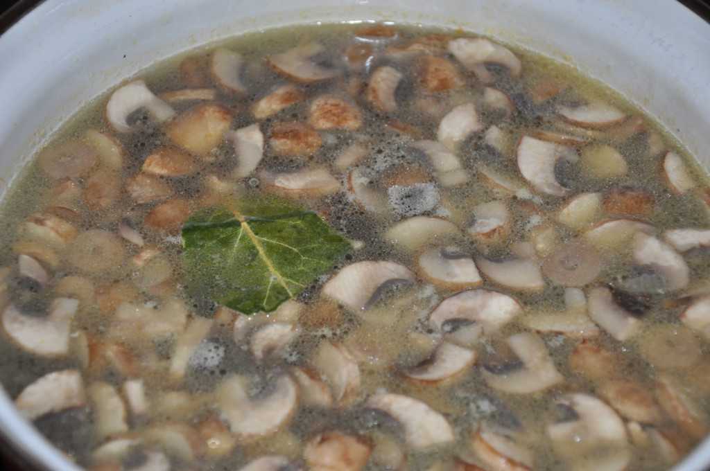 Грибной суп на мясном бульоне рецепт с фото пошагово - 1000.menu