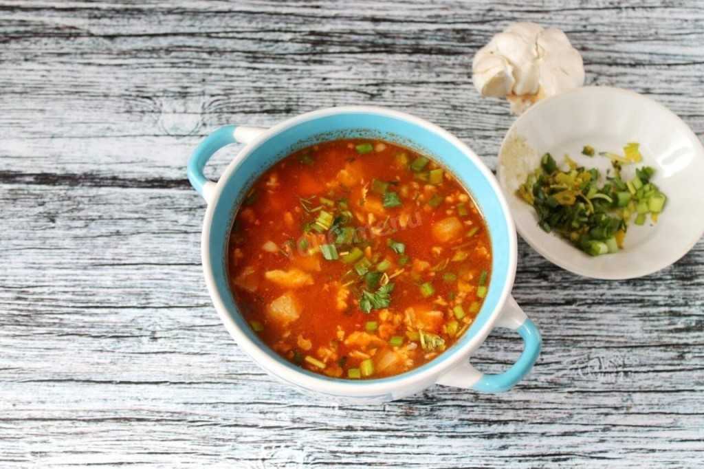Рецепт харчо классический: с рисом и томатной пастой