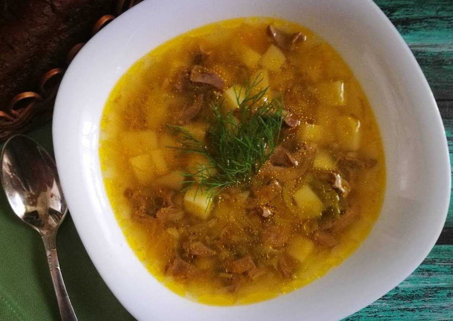 Суп из куриных сердечек - вкусный рецепт с пошаговым фото